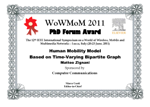 Best PhD forum Award